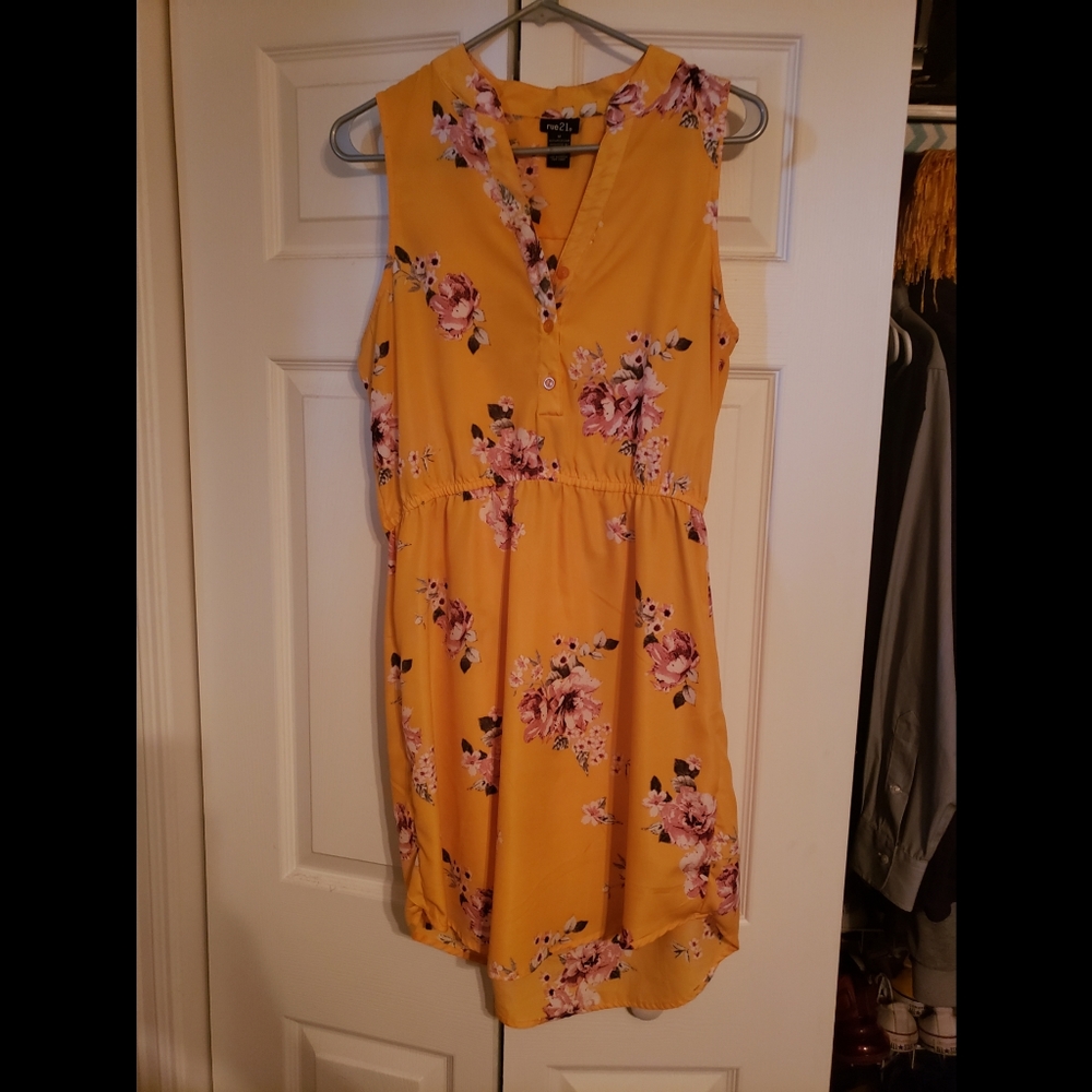 Spring Time Dress Yellow